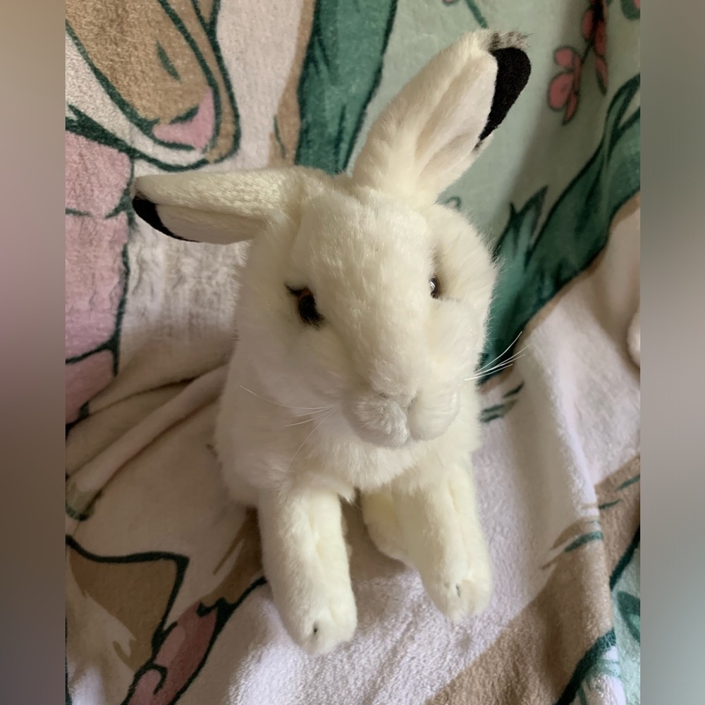 WWF white arctic rabbit plush